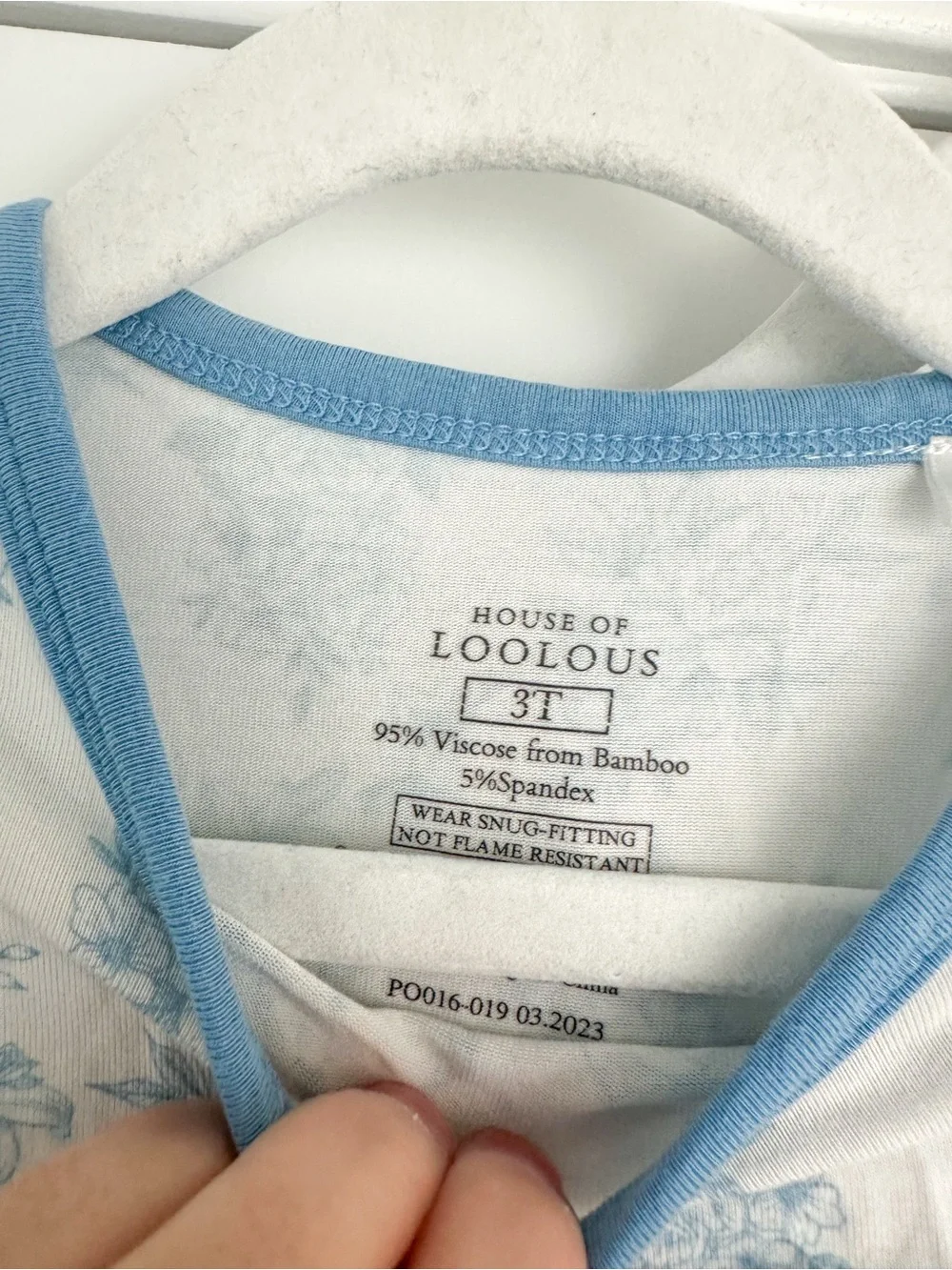House of Lou Lous 3T floral pajamas